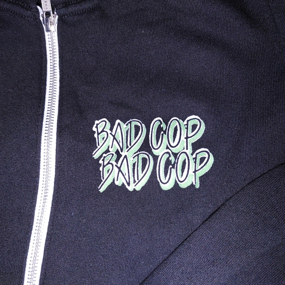 Bad cop bad cop zip up hoodie - Picture 3 of 7